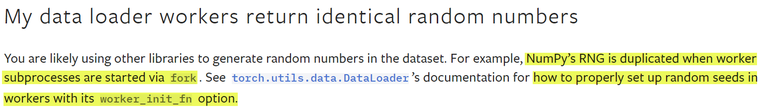 Data Loader returns identical random numbers
